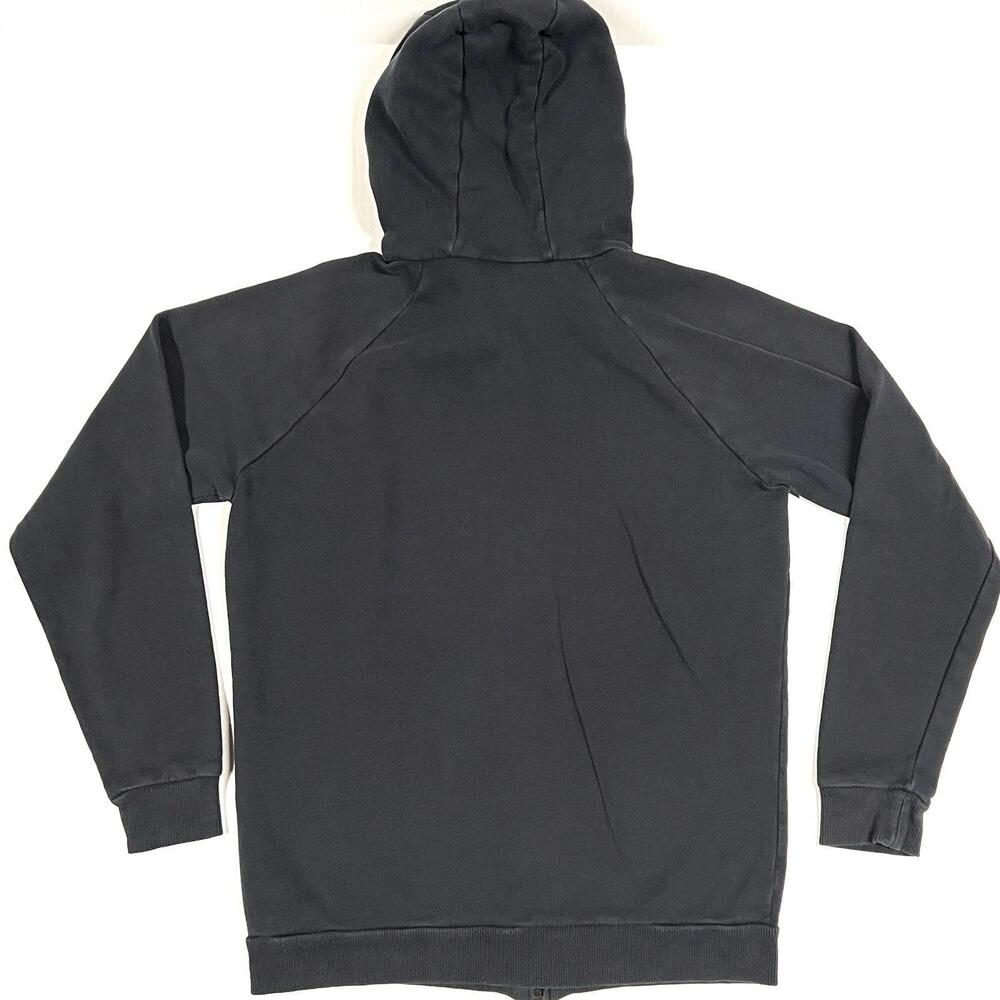 Under Armour Hoodie Sweatshirt Mens Sz S Black Full Zip Fleece Raglan 1320737 - Picture 7 of 11